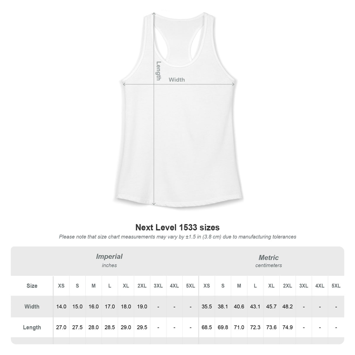 Women's Ideal Racerback Tank/Choose Happy