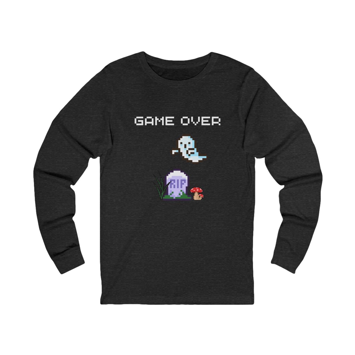 Pixel Ghost 'Game Over' Tee | Long Sleeve