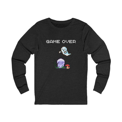 Pixel Ghost 'Game Over' Tee | Long Sleeve