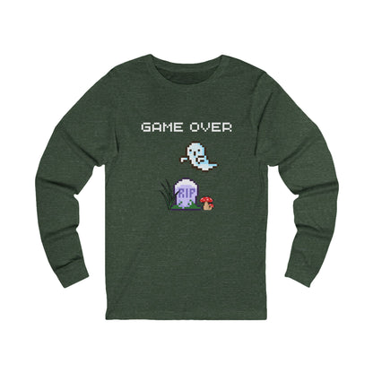 Pixel Ghost 'Game Over' Tee | Long Sleeve