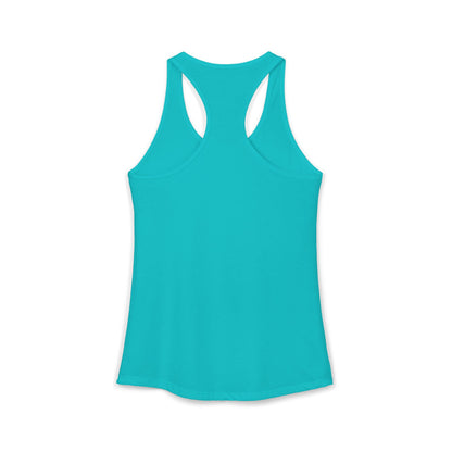 Women's Ideal Racerback Tank/Choose Happy
