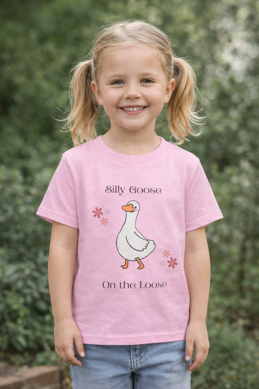 Silly Goose On the Loose-Kid'sTee/Cute Matching Mom and Me Shirt