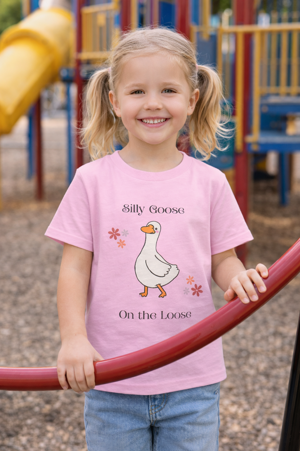 Silly Goose On the Loose-Kid'sTee/Cute Matching Mom and Me Shirt