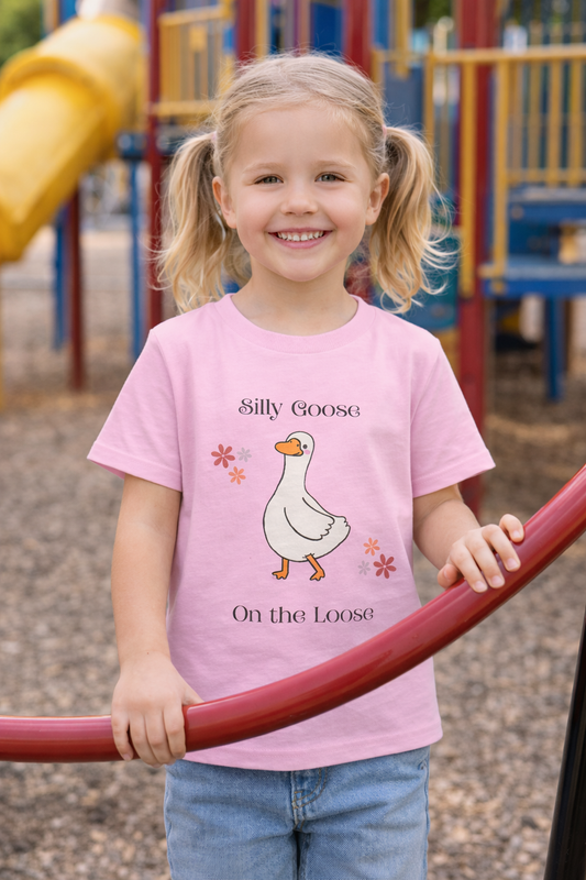 Silly Goose On the Loose-Kid'sTee/Cute Matching Mom and Me Shirt
