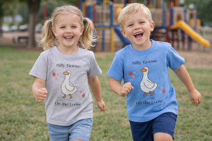 Silly Goose On the Loose-Kid'sTee/Cute Matching Mom and Me Shirt