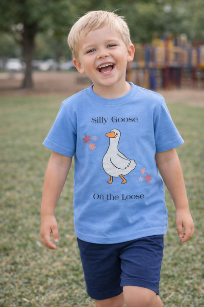 Silly Goose On the Loose-Kid'sTee/Cute Matching Mom and Me Shirt