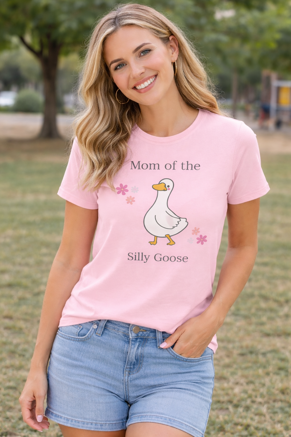 Mom of the Silly Goose T-Shirt — Funny Mom and Me matching shirt