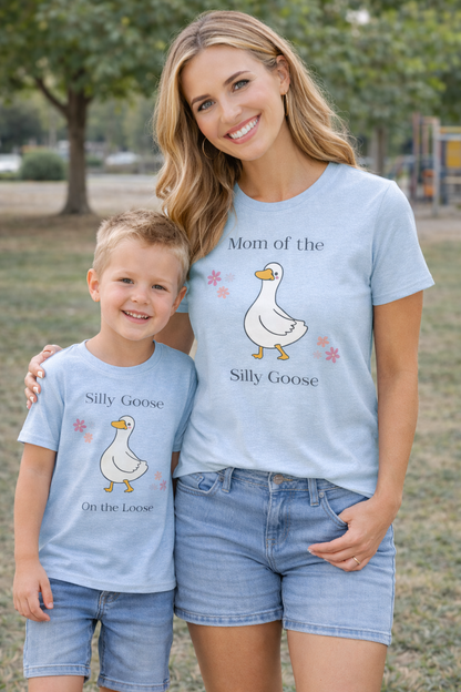 Mom of the Silly Goose T-Shirt — Funny Mom and Me matching shirt
