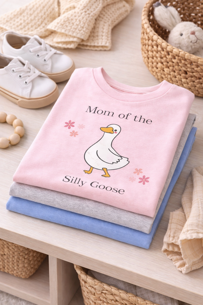 Mom of the Silly Goose T-Shirt — Funny Mom and Me matching shirt