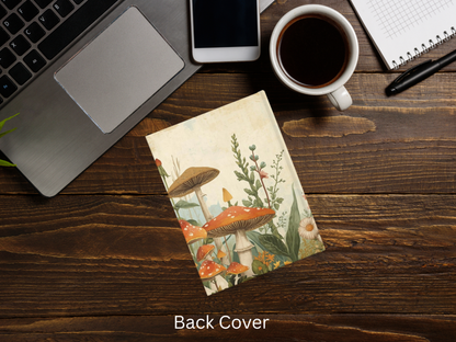 🐝🍄🌿 Cottagecore Mushroom Journal | Botanical Bee Floral Notebook 🌿🍄🐝