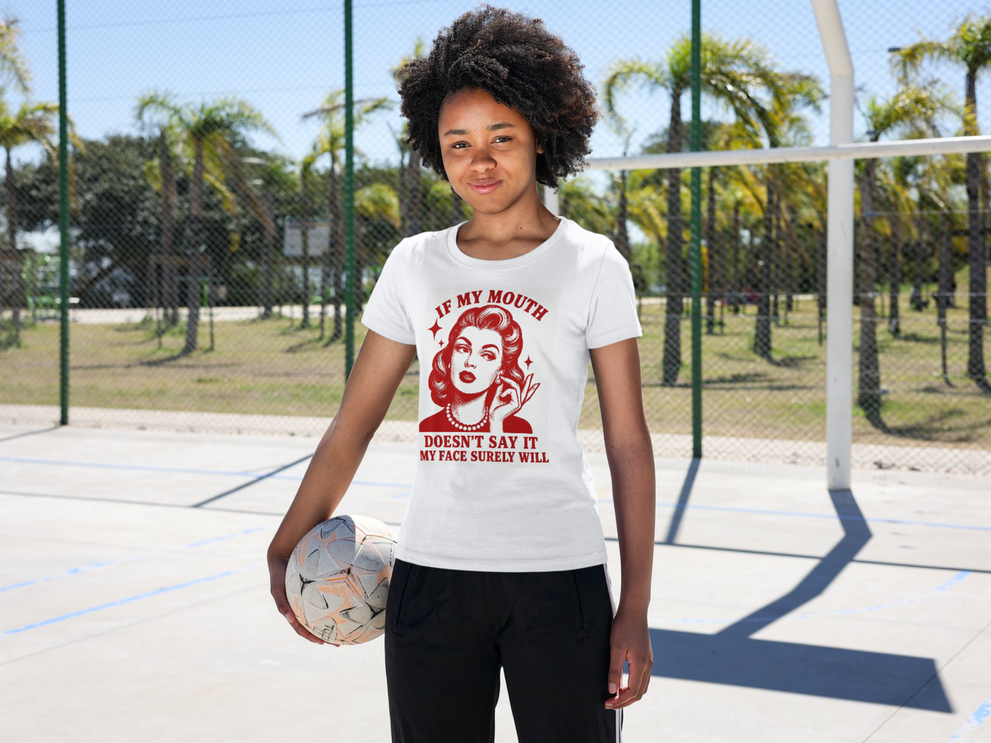 💋If My Mouth Doesn't Say It-Women's Retro Graphic Tee💋