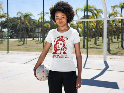 💋If My Mouth Doesn't Say It-Women's Retro Graphic Tee💋
