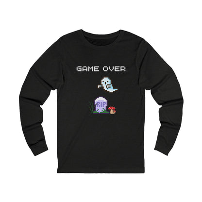 Pixel Ghost 'Game Over' Tee | Long Sleeve