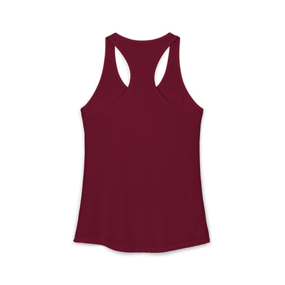 Women's Ideal Racerback Tank/Choose Happy