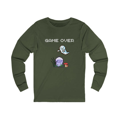 Pixel Ghost 'Game Over' Tee | Long Sleeve