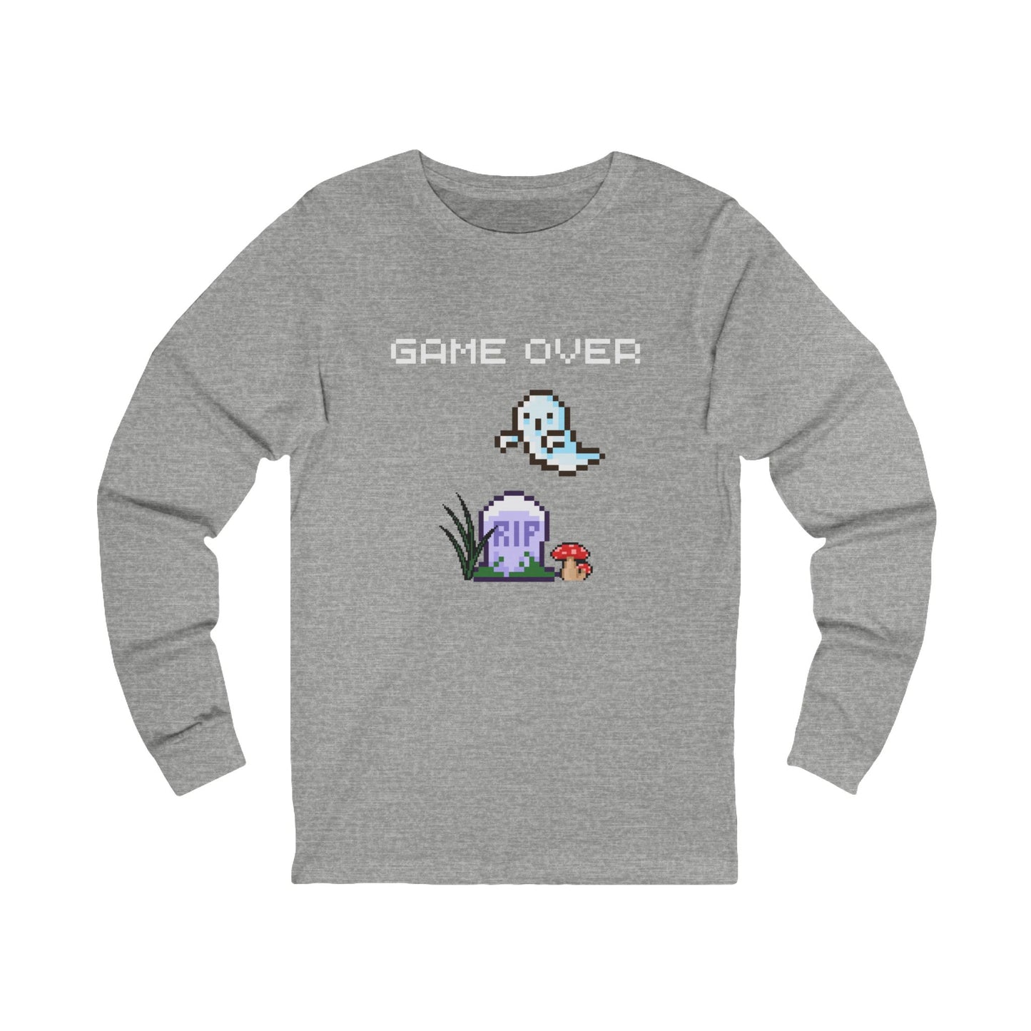 Pixel Ghost 'Game Over' Tee | Long Sleeve