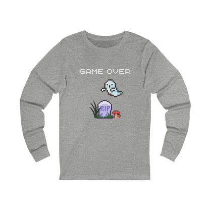 Pixel Ghost 'Game Over' Tee | Long Sleeve
