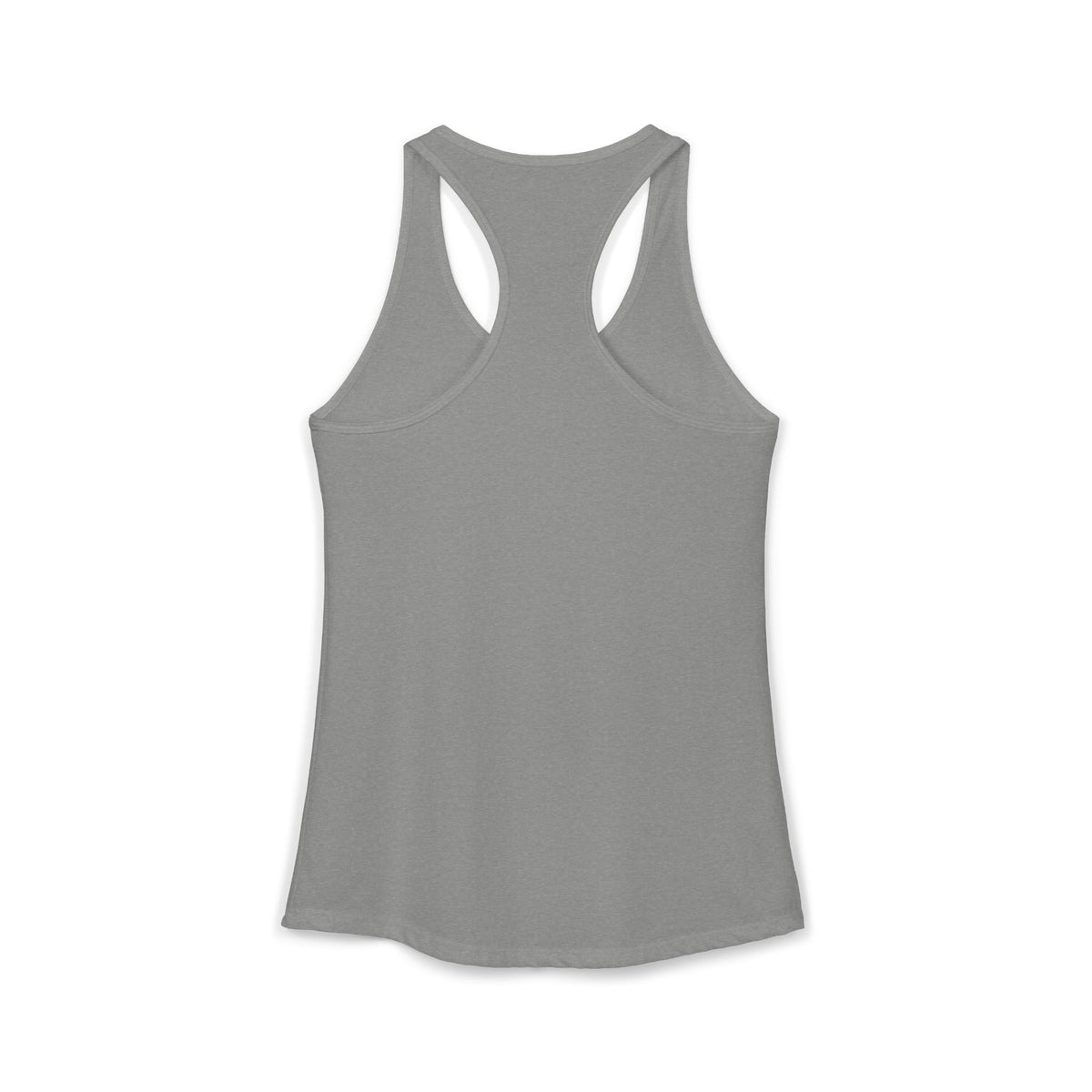 Women's Ideal Racerback Tank/Don't Worry Be Happy
