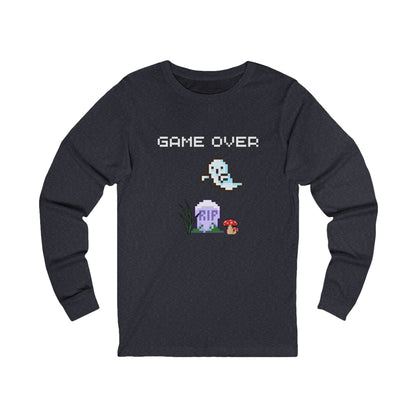 Pixel Ghost 'Game Over' Tee | Long Sleeve