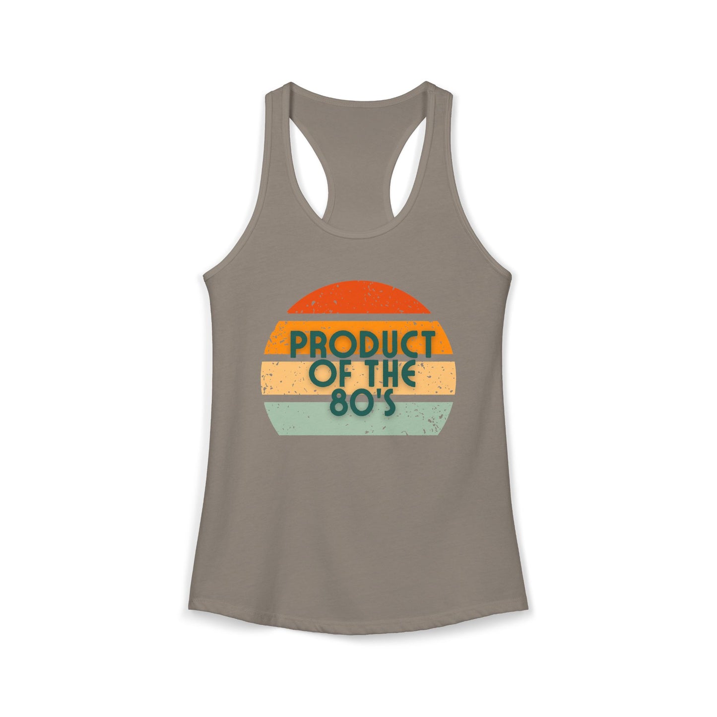 Women's Ideal Racerback Tank/Product of the 80's
