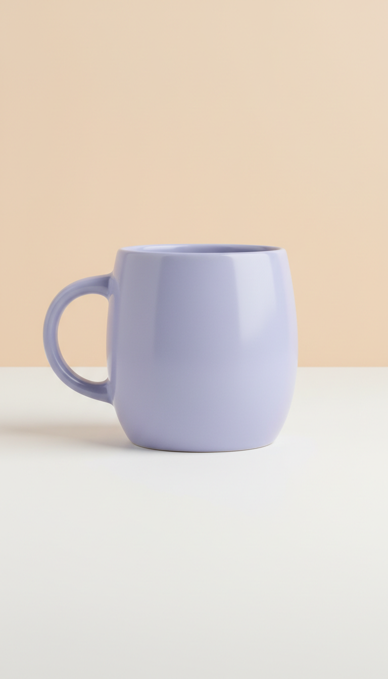 Lavender pop ceramic mug